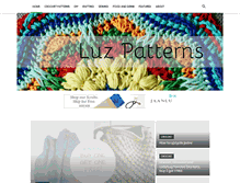 Tablet Screenshot of luzpatterns.com